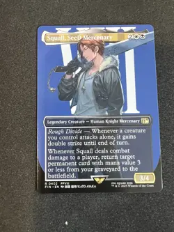 Squall, SeeD Mercenary (Borderless) Final Fantasy (FIN) -MTG Rare #402 | Regular - Image 1