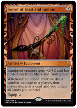 Sword of Feast and Famine Masterpiece Series: Kaladesh Inventions Foil MTG - Image 3