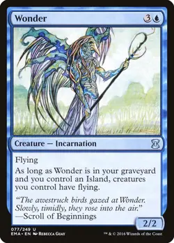 1x Wonder NM Eng MTG - Eternal Masters - Image 1