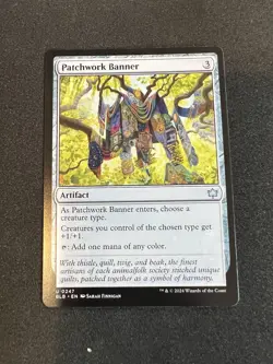 Patchwork Banner Bloomburrow Regular - Image 1