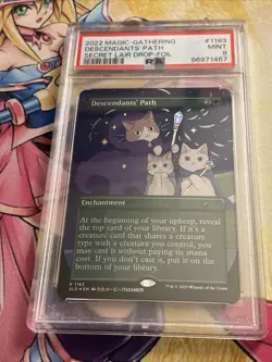 PSA 9 MTG Descendants' Path Secret Lair Drop Foil 2022 Magic The Gathering - Image 1