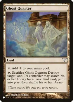 Magic: the Gathering: MTG MURDERS KARLOV GHOST QUARTER RARE THE LIST - Image 1