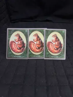 Squirrel Token - Unglued x3 ~LP/MP~ Magic The Gathering MTG - Image 1