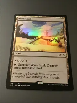 MTG Secret Lair #178 Wasteland Foil NM - Image 1