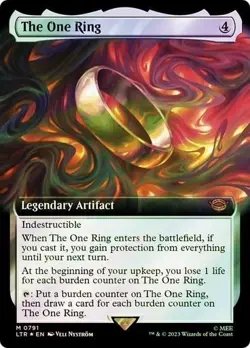 The One Ring (Extended Art) (Surge Foil) Universes Beyond: the Lord of the... - Image 1