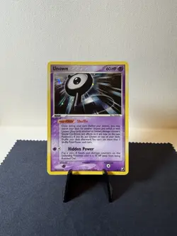Pokemon TCG: 2005 EX Unseen Forces Unown L/28 Holo Rare LP - - Image 2