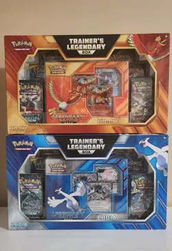 BRAND NEW Pokemon Trainers Legendary Box Set of 2 Ho-oh & Lugia Celestial Storm - Image 1