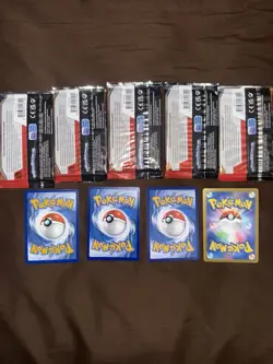 Pokemon TCG 5x Surging Sparks Sealed Packs,4x Single Cards Sleeved - Image 2