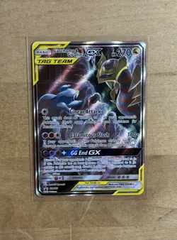Pokemon Garchomp & Giratina GX SM193 Black Star Promo Full Art - Image 1