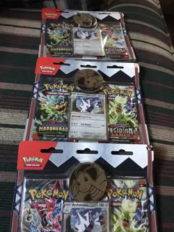 3 Pokemon TCG: Archaludon Blister Obsidian Flames & Twilight Masquerade Sealed - Image 1