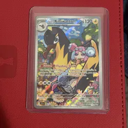 Pokemon Card Iono's Kilowattrel Illustration Rare (163/159) Journey Together NM - Image 1