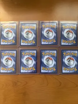 Pokemon Mega Evolution Psyduck Black Star Promo MEP 007 Cosmos Holo (LOT OF 8) - Image 2