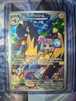 Iono's Kilowattrel 163/159 Sv09: Journey Together Pokemon TCG Card NM Condition - Image 1