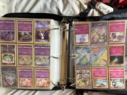 Big Binder Collection Lot of 600+ Pokemon Cards Mixed EX/GX/ V MAX TAG TEAM ETC. - Image 2