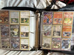 Big Binder Collection Lot of 600+ Pokemon Cards Mixed EX/GX/ V MAX TAG TEAM ETC. - Image 3