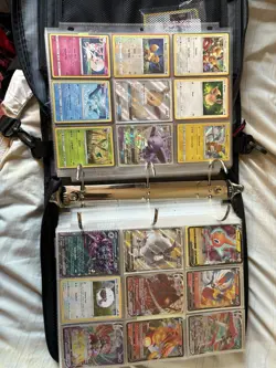 Big Binder Collection Lot of 600+ Pokemon Cards Mixed EX/GX/ V MAX TAG TEAM ETC. - Image 4