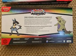 Pokemon TCG SV Prismatic Evolutions Lucario EX & Tyranitar EX Premium Lot Of 2 - Image 2