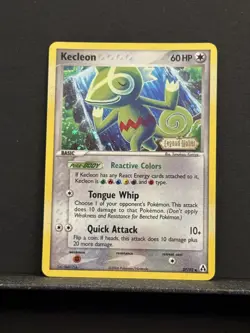 Pokemon - Kecleon 37/92 Reverse Holo Rare Stamped - EX Legend Maker NM - Image 1