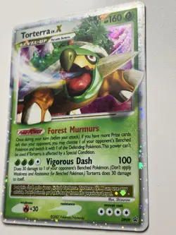 Torterra DP09 LV. X Black Star Promo Pokemon Diamond Pearl - Image 3