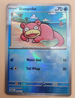 Pokemon Slowpoke Master Ball Reverse 018/131 PRE Prismatic Evolutions NM - Image 3