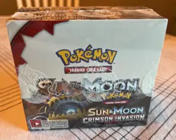 Pokemon Sun & Moon Crimson Invasion Booster Box Sealed (Case Included) - Image 2