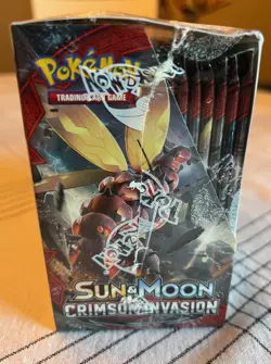 Pokemon Sun & Moon Crimson Invasion Booster Box Sealed (Case Included) - Image 3
