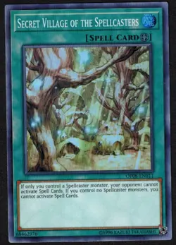Yugioh Secret Village of the Spellcasters OP08-EN011 Super Rare - VLP - Image 1