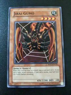 Jirai Gumo RP01-EN039 Common Retro Pack 1 Very Good to Near Mint Yugioh - Image 1