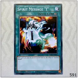 Spirit Message "I" - LDS3-EN012 - Common 1st Edition Yugioh - Image 1