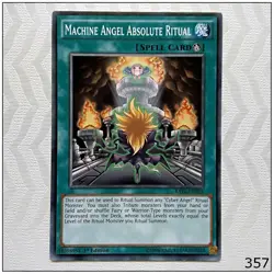 Machine Angel Absolute Ritual - RATE-EN055 - Common 1st Edition Yugioh - Image 1