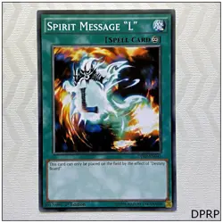 Spirit Message "L" - DPRP-EN045 - Common 1st Edition Yugioh - Image 1