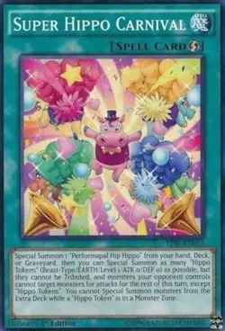 Yu-Gi-Oh! TCG Super Hippo Carnival The Dark Illusion TDIL-EN053 1st Ed Common NM - Image 1
