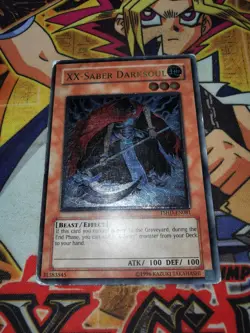 XX-Saber Darksoul tshd-en081 Unltd Ed (MP) Ultimate Rare Yu-Gi-Oh! - Image 3