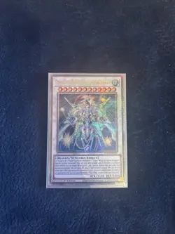SUDA-EN039 Crystal Clear Wing Over Synchro Dragon Quarter Century Rare YuGiOh - Image 1