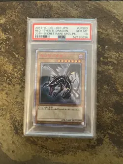PSA 10 - Red-Eyes Black Dragon 20CP-JPS03 20th Secret Rare Speical Pack YuGiOh - Image 1