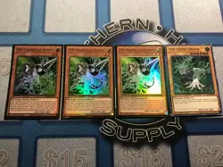 * 3X PSY-FRAMEGEAR GAMMA + 1X PSY-FRAME DRIVER SET * GOLD RARE YUGIOH! MGED BLRR - Image 1