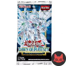 Yugioh Dawn of Majesty Booster Pack 1st Edition New & Sealed - Image 1