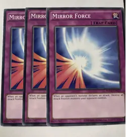 3x (M/NM) - Mirror Force YGLD-ENA37 - Common Unlimited YuGiOh ~ FAST SHIPPING! - Image 1
