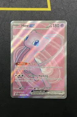 Mew EX 193/165 Sv: Scarlet & Violet 151 Holo Pokemon TCG Ultra Rare Card NM - Image 1