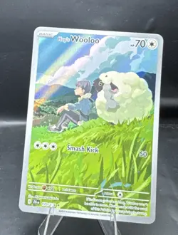 Hop's Wooloo 170/159 Sv09: Journey Together Holo IR NM Pokemon Card 2025 - Image 3