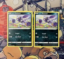 Pokemon Crimp Error card Hisuian Sneasel 092/189 Nm-Mint !!! - Image 1