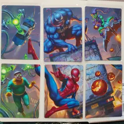 MTG Marvel Spider-Man Scene Art Series Full Complete 6 Card Set SPE Collectible - Image 1