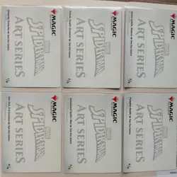 MTG Marvel Spider-Man Scene Art Series Full Complete 6 Card Set SPE Collectible - Image 2