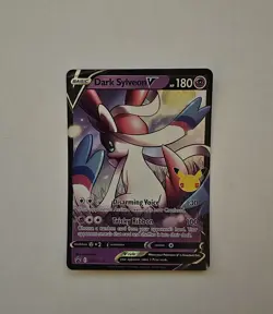 Dark Sylveon V SWSH134 Black Star Promo Celebrations NM Pokemon Card TCG - Image 1