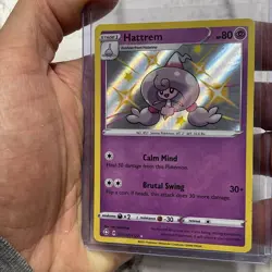 Hattrem Shiny Holo Rare Shining Fates: Shiny Vault SV055/SV122 NM Pokemon Card - Image 2