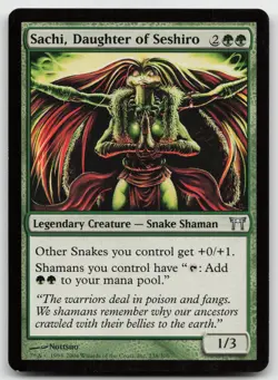 MTG Sachi, Daughter of Seshiro U Champions of Kamigawa 238 MP - Image 1