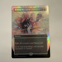 Beyond the Quiet FOIL Borderless 303 Edge of Eternities EOE MTG Rare Unplayed NM - Image 1