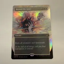 Beyond the Quiet FOIL Borderless 303 Edge of Eternities EOE MTG Rare Unplayed NM - Image 2