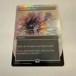 Beyond the Quiet FOIL Borderless 303 Edge of Eternities EOE MTG Rare Unplayed NM - Image 3
