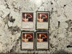 Mtg Soul Warden x4 - Magic the Gathering Soul Warden Playset Played-Hp - Image 1